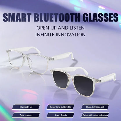 GS03 Upgrade Smart Glasses, With Camera, Video Recording, AI Photo Recognition, Bluetooth, Call Translation Voice Assistant.