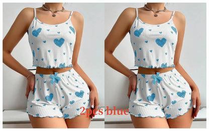 Women's Pajamas Set Sleepwear 2 PCS