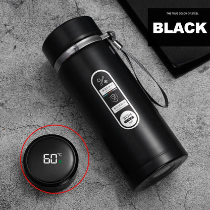 500ML-1Liter Stainless Steel ,Thermos Bottle with LED Temperature Display, Tea, Water Bottle, Portable Cups.