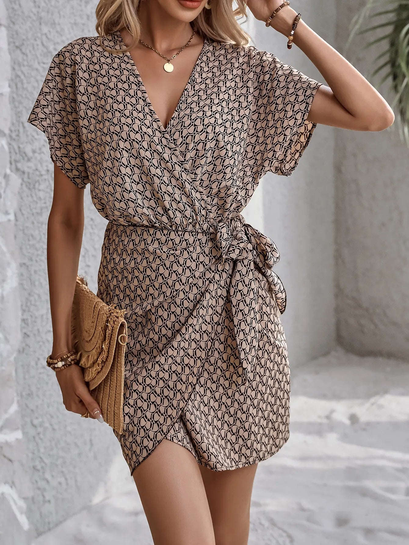 Cross border sexy V-neck waist up dress, from Europe and America.