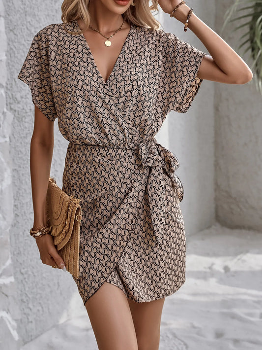 Cross border sexy V-neck waist up dress, from Europe and America.