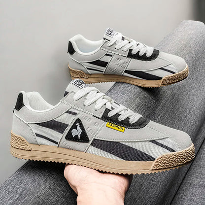 New Men Casual Shoes Fashion Sneakers Outdoor Jogging Breathable Lace-up Leisure Running Walking Comfortable Blade Loafers Brand