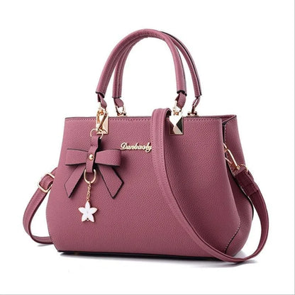 Women's Handbag Patchwork Shoulder Messenger Bag | Office Work PU Leather Female Bag & Ladies Luxury Elegant Handbag
