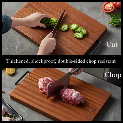 Wood Cutting Board  Ebony Cutting Board, Antibacterial No Paint No Wax