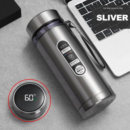 500ML-1Liter Stainless Steel ,Thermos Bottle with LED Temperature Display, Tea, Water Bottle, Portable Cups.