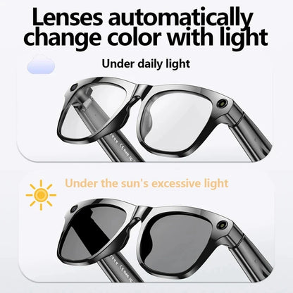 Xiaomi 8KHD AI Smart Glasses, Photochromic, Multifunction, Bluetooth Calling ,Voice Assistant Music Player.