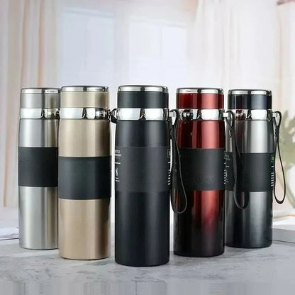 800ml Thermal Water Bottle Thermos Vacuum Flask, Double Stainless Steel Coffee, Tea Insulated Cup Leakage-proof.
