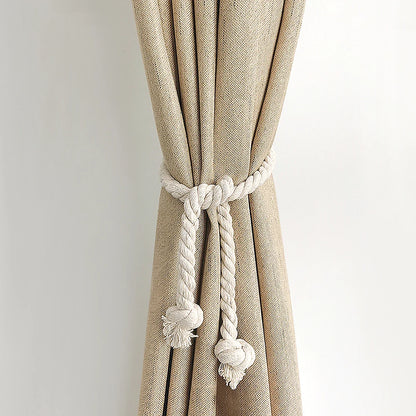 2 PCS 1Set Modern Pure Curtain Tie Back Decorative Curtain Hold Back Rope.