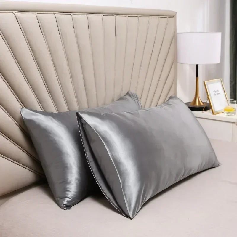 100% Silk Pillowcase  Silky Satin Comfortable Pillow Covers.