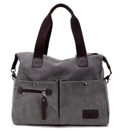 New Arrive Women's Vintage Canvas Messenger Bag | Large Casual Tote Handbag & Crossbody Shoulder Bag for Ladies (Travel Bag)
