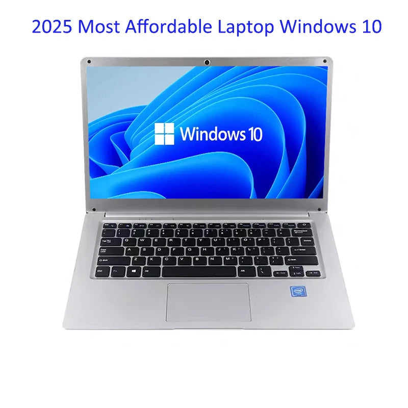 2025 14 inch Affordable Student Laptop, Budget-Friendly Notebook Windows 10 for School, Lightweight intel.