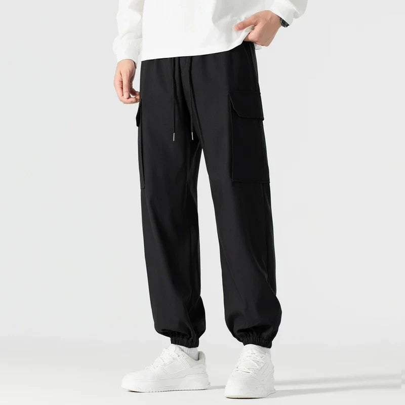 Casual pants spring and autumn tight-fitting  windproof and waterproof