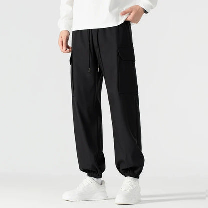 Casual pants spring and autumn tight-fitting  windproof and waterproof