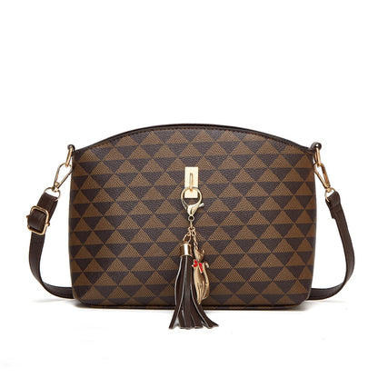 New Fashionable High-End Texture Women's Bag | European & American Style Single Shoulder & Crossbody Handbag (Portable Satchel)