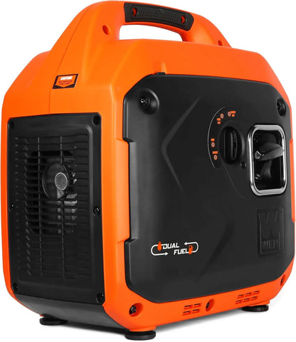 Quiet and Lightweight 3600-Watt Dual Fuel, RV-Ready Portable Inverter Generator, with Fuel Shut Off, and CO Watchdog (DF360iX).