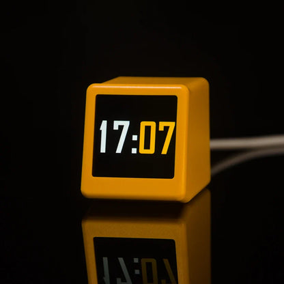 Geek Magic Ultra Smart WiFi Weather Forecast Station, Clock for Desktop photo Album with Gif Animation.