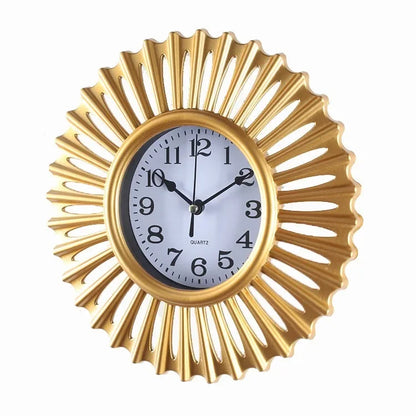 Rustic Retro Wall Clock, Quartz Battery Operated Non Ticking Mute no tick.