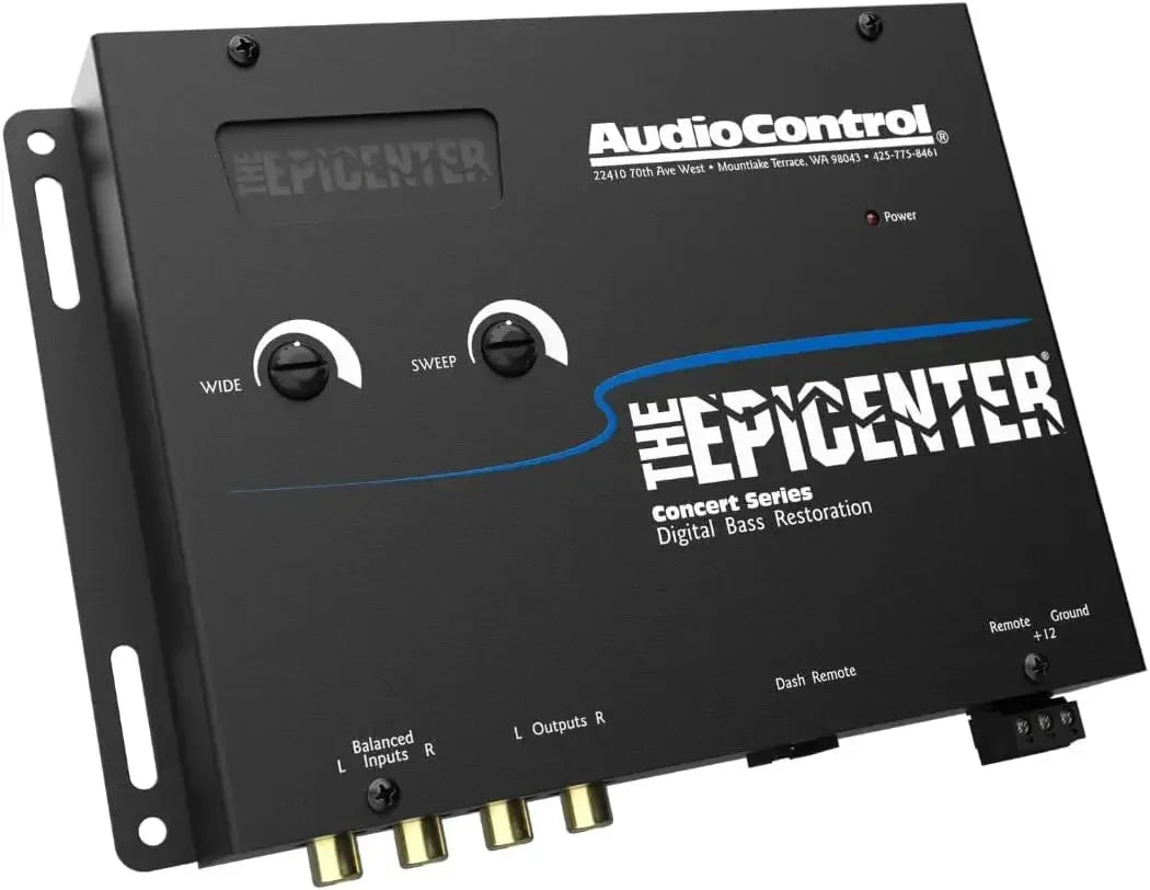 EPICENTER Digital Bass Restoration Control Processor, Car Audio Bass Booster Wired Remote Control.
