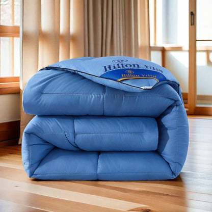 Hilton Hotel down Feather Comforter Warm Bedding Universal Single Double Core Fiber.