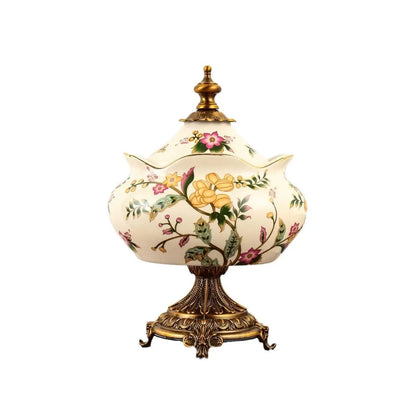 American retro ceramic storage jar crafts, general jar ornaments.