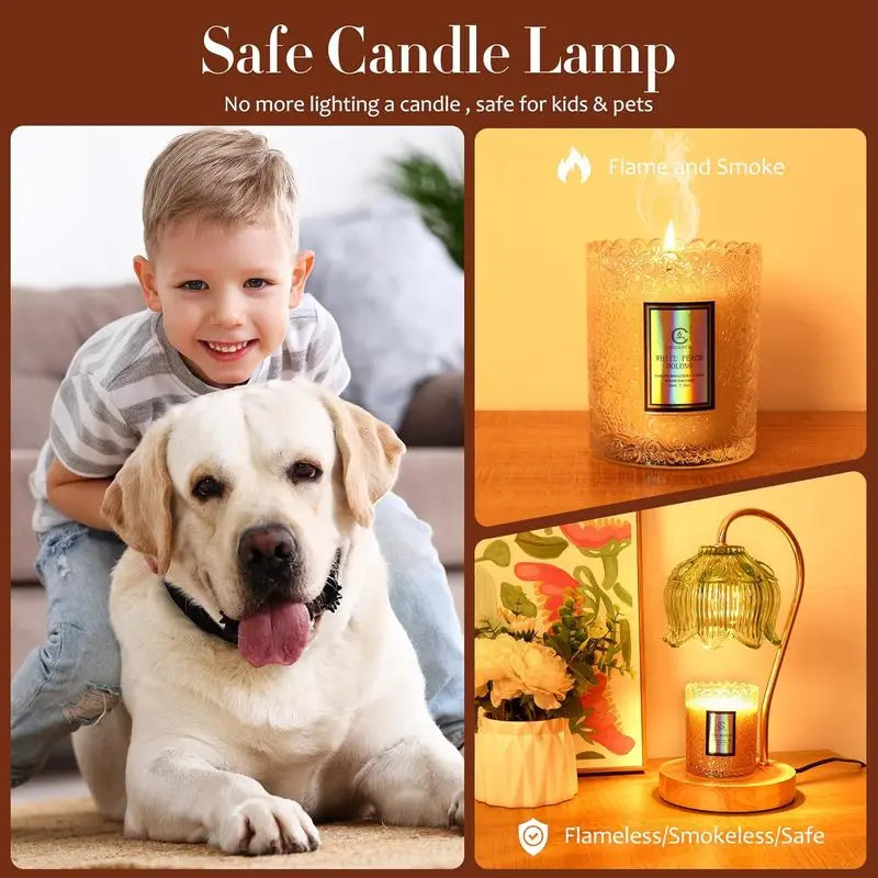 Candle Warmer Lamp,  with Timer, Dimmable, Birthday Gifts for Women ,No candles included,