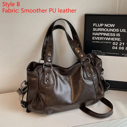 Soft Interior Compartment Shoulder Bags, 2026 High Quality Contrasting Colors Bags for Women.