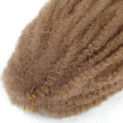 18" Marley Twist Braiding Hair | Crochet Braids | Afro Twist Kinky Hair Extensions | Ombre Colors | 30 Strands/Pack