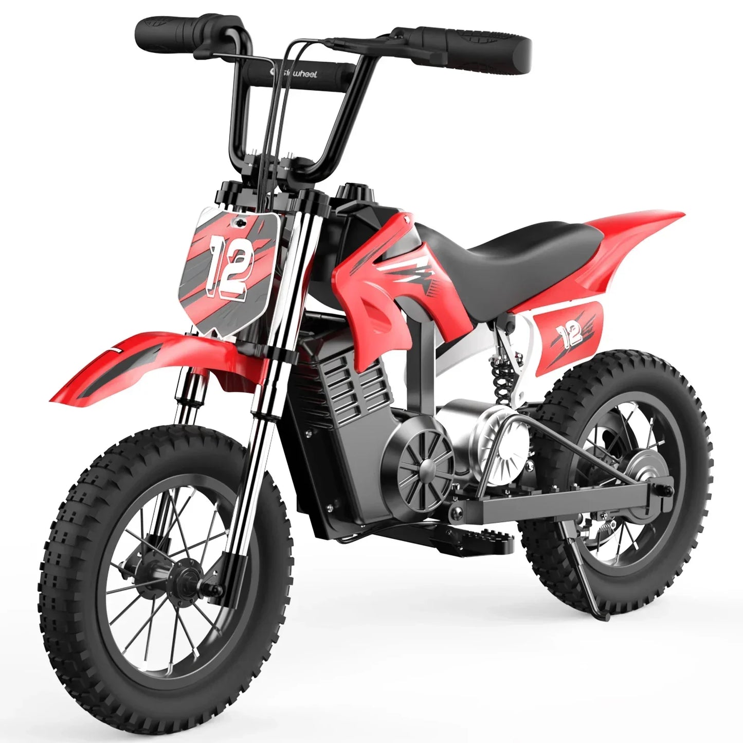 lsinwheel A12 350W Motor Children's Electric Bicycle, 36V 5.2Ah Battery,12 inch inflatable tire City E-bike.