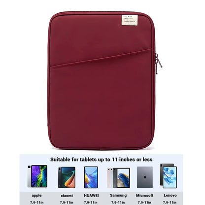 Shockproof Tablet Pouch Bag For I-pad Pro11, Air6, 4, 5 12.9, 10.5, 9.7 Mac book Air13.3, 13.6, Pro14 Xiaomi, Huawei, Samsung Laptop Sleeve.