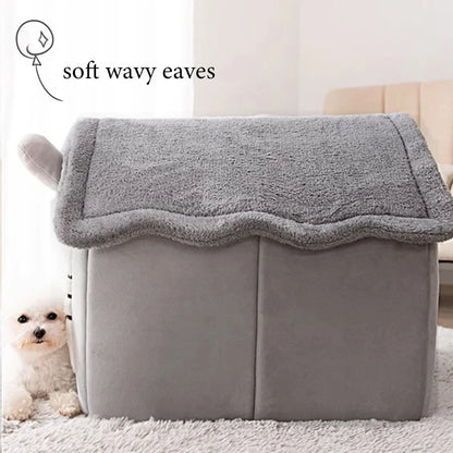 Folding houses for small and medium sized dogs and cats.