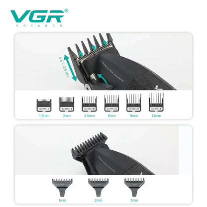 VGR Hair Clipper Professional 9000RPM Hair Cutting Machine, Face Shaver, Reciprocating Beard Trimmer, Hair Trimmer for Men V-640 S3.