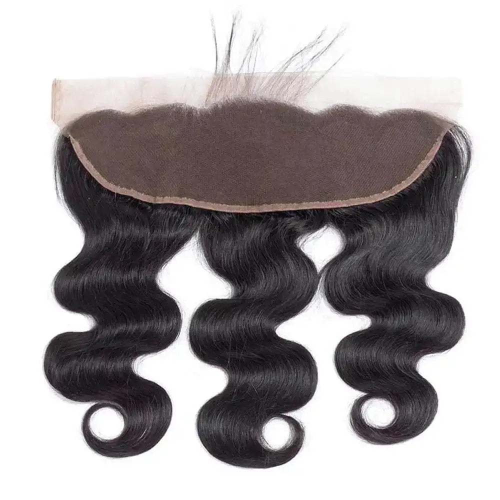 Pre-Plucked Straight & Body Wave 13x4 Transparent Lace Frontal | Remy Human Hair