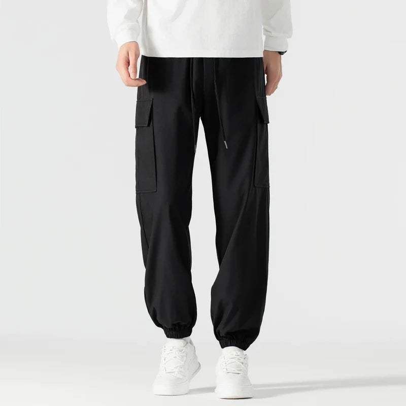 Casual pants spring and autumn tight-fitting  windproof and waterproof