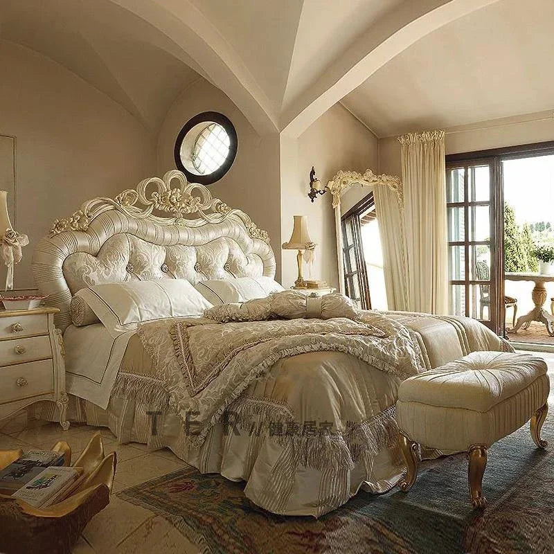 Double headboard frames and bed bases180x200cm luxury king  size Bed