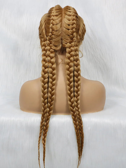 KIMA New Arrival 26" Braided Wig | Lace Front with Baby Hair