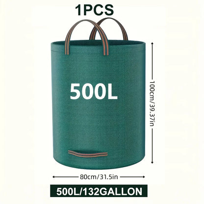 Heavy-Duty Garden Waste Bags - Reusable  Bags  Industrial Fabric and Handles