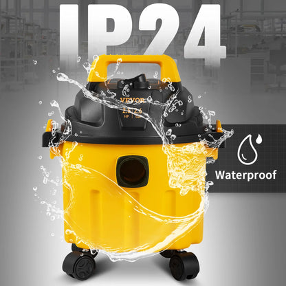 Wet Dry Vac 2.6 Gallon 2.5 Peak HP, 3 in 1 Portable Shop Vacuum with Blowing Function.