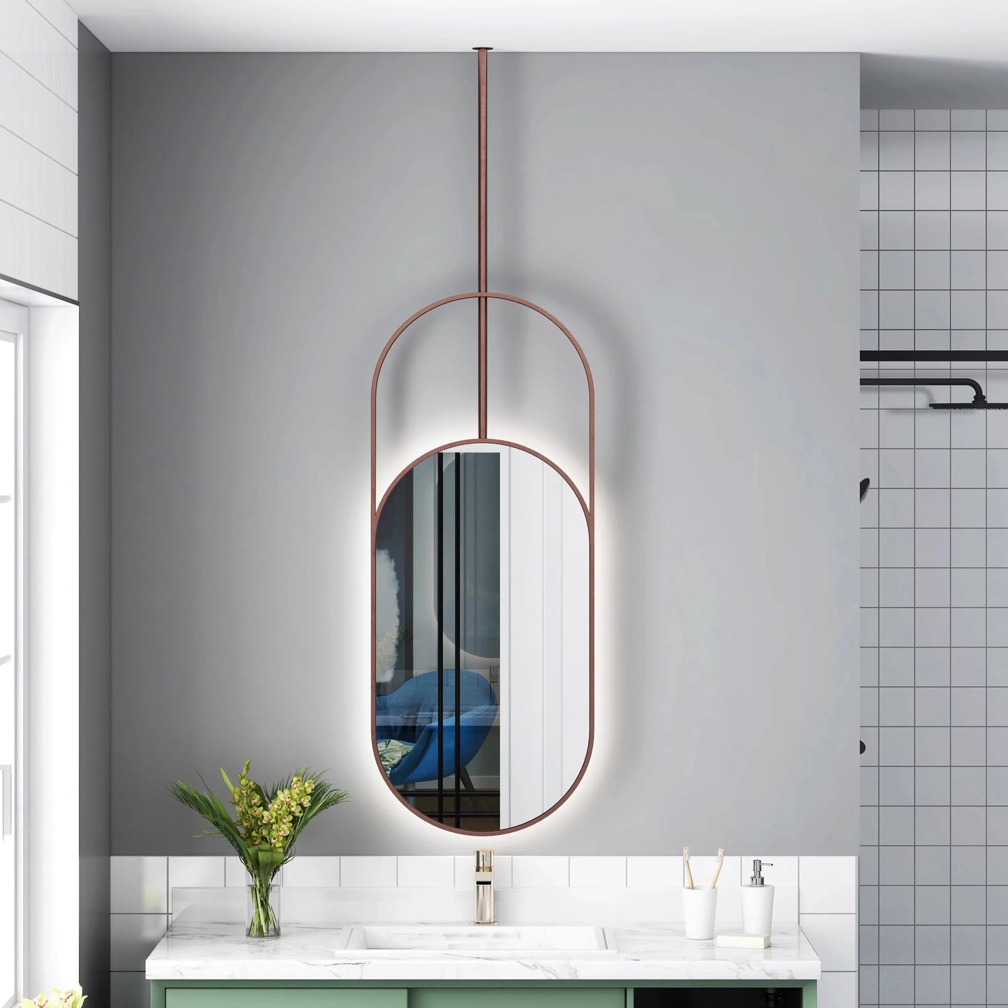 Room Decoration Wall Mirrors Bathroom ,Home Decorations, Custom Room Design