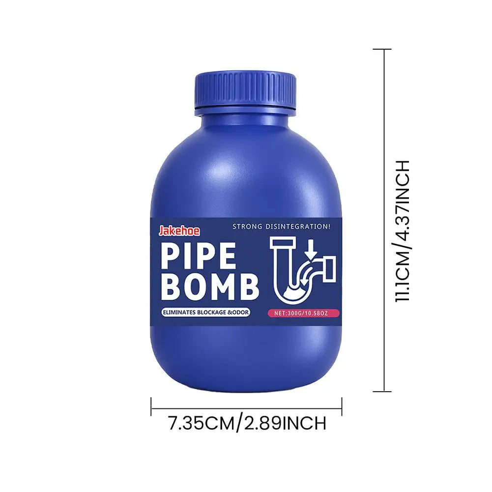 300g Powerful Drain Cleaner Fast Acting Pipe Unblocker, Remove Hair ,Grease, Food Waste, for Kitchen Sink Bathroom Shower.