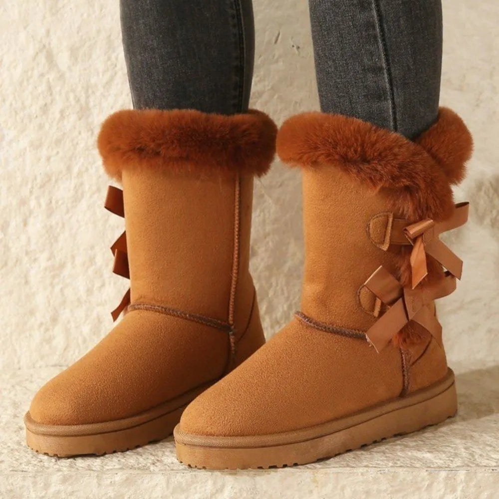 Classic Plush Boots Wool Warm Winter Cotton Shoes.