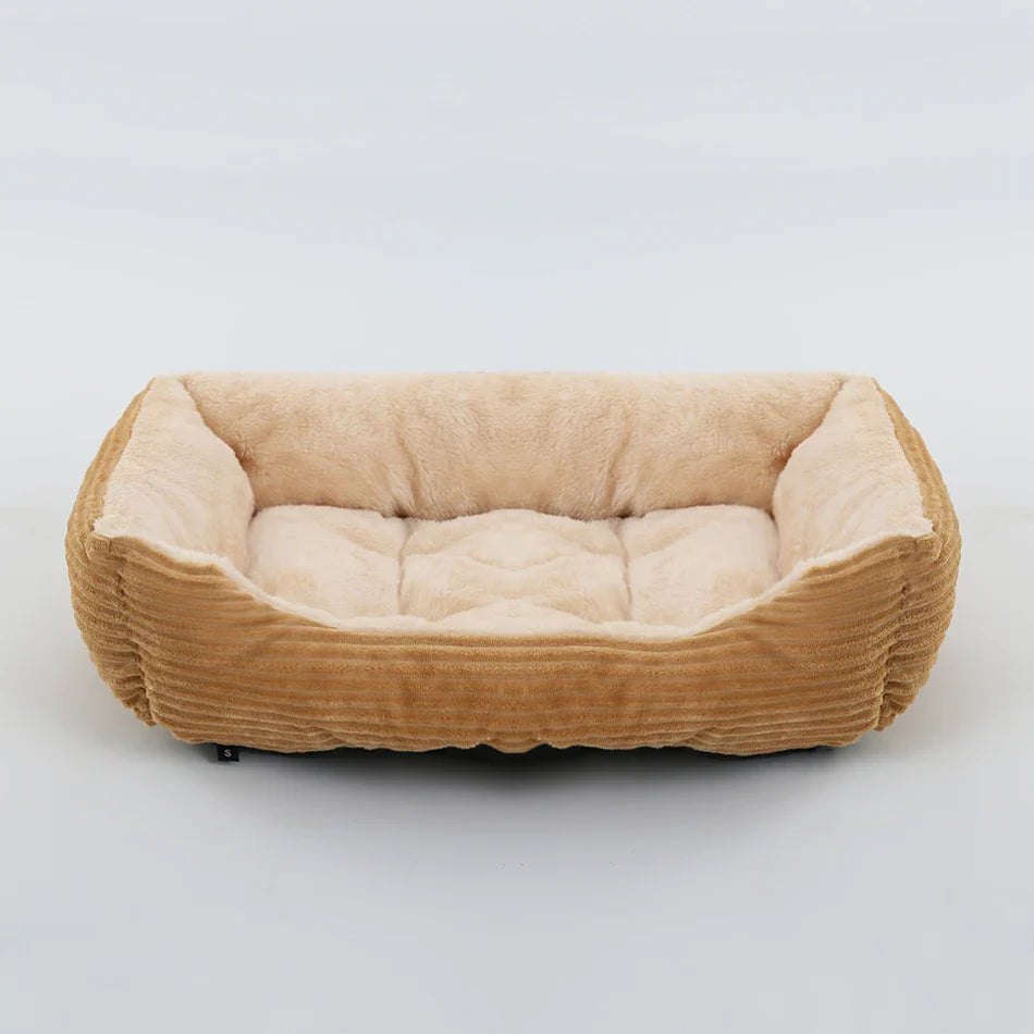 Bed for Dog, Cat, Pet  Plush Kennel, Medium, Small Dog Sofa Bed Cushion, Pet Calming Dog Bed .