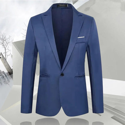 Men Autumn Trendy Slim Jacket, Casual, Business, Long Sleeve. Light Luxury Suit Streetwear