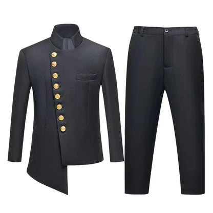 Black 2PCS Boys Formal Suit Set, Brand Selection For Kids Aged 3-14 Yrs.