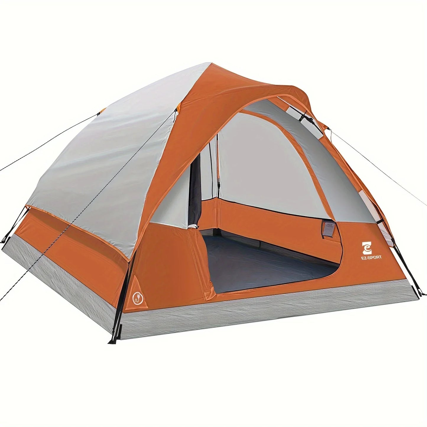 Pop Up Camping Tent - 4 Person Instant Easy Set Up Tent, Removable Rain Fly.