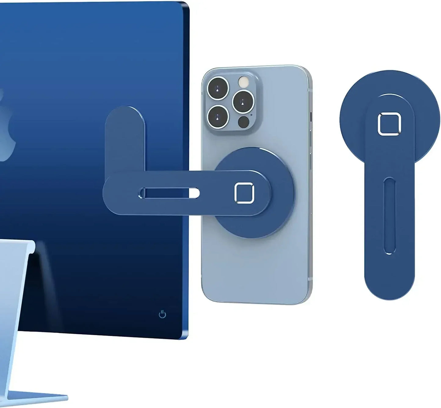 2025 Magnetic Laptop Phone Holder, Computer Monitor Side Cell Phone.  For iPhone 14 13 12 Series