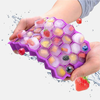 4/2/1PCS Silicone Ice Cube Mold,148 Cube Large-capacity Ice Trays, Food Grade Ice Maker Reusable with Lids.