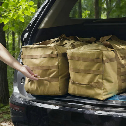 Large Duffle Bag (60L/90L Capacity Optional) - For Gear Load Out, Camping Storage, Deployment Cargo & Travel Sports Equipment.