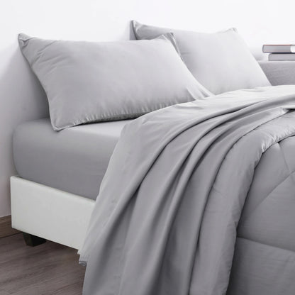 Comforter Set Includes Fitted Sheet, Top Sheet and Pillowcases