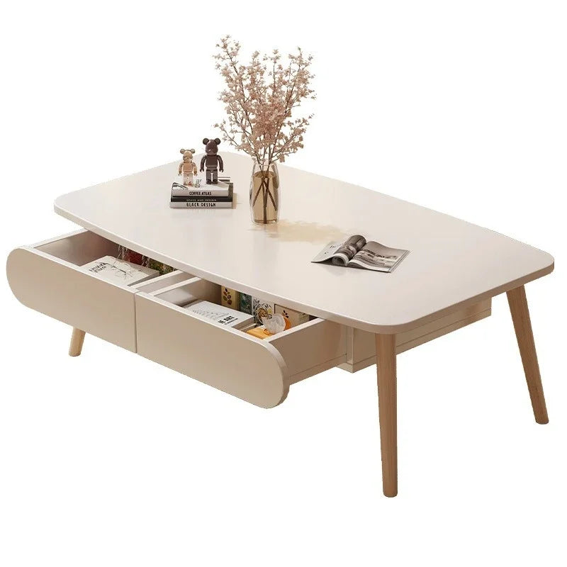 Tea table, modern home, living room, small apartment.