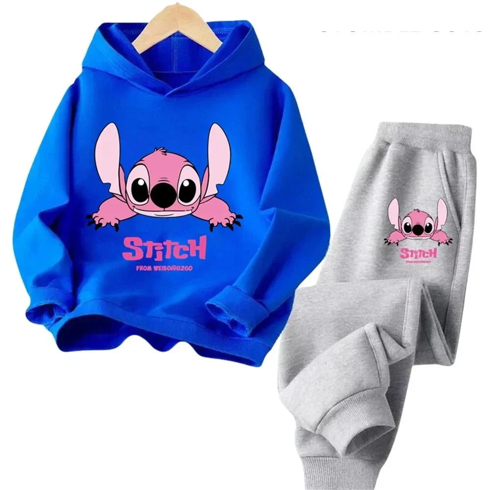 Children Hoodies Stitch Kawaii Fashion, Pullover Sweatshirt, Cartoons Girls Boy Kids Autumn Casual Clothes